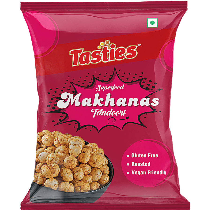 Tasties Makhanas - Tandoori + Chat Masala + Peri Peri