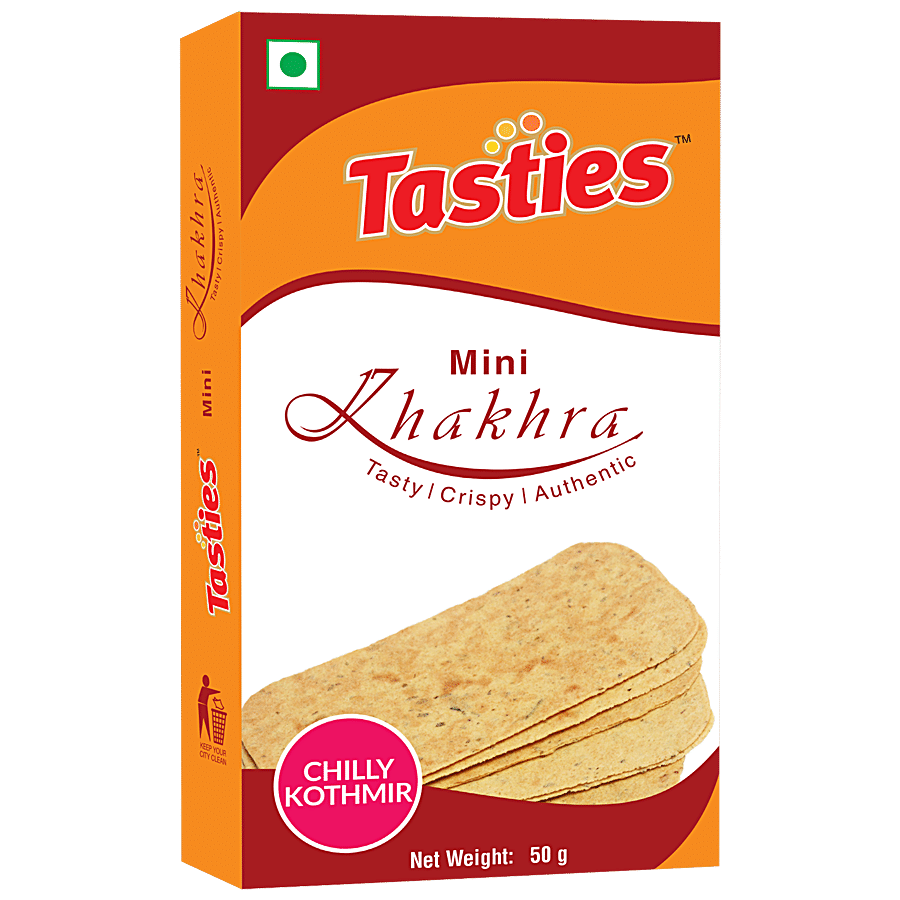 Tasties Mini Khakhra - Chilly Kothmir