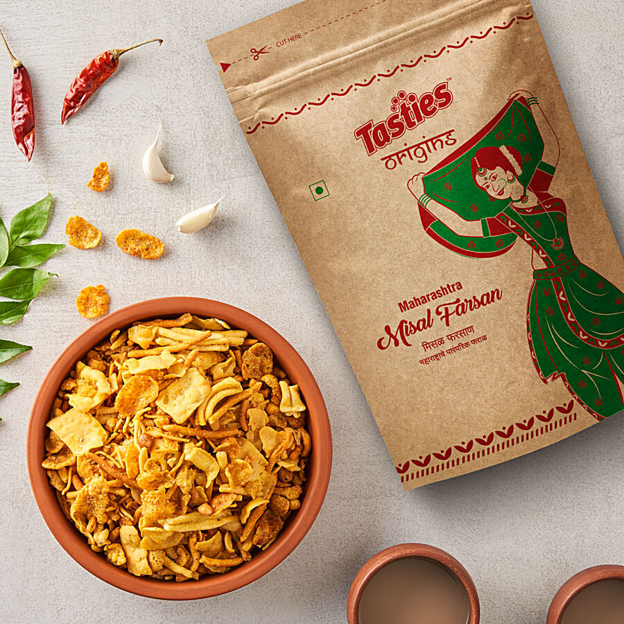 Tasties Origins Misal Farsan/All In One Mixture - Crispy