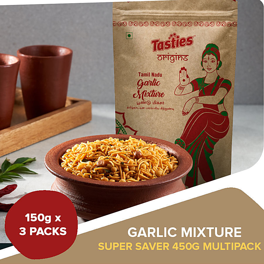 Tasties Origins Namkeen - Garlic/Lahsun Mixture