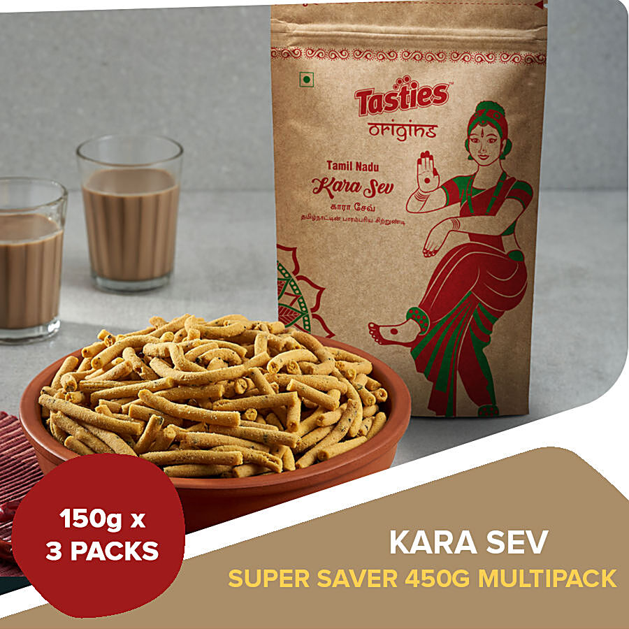 Tasties Origins Namkeen - Kara/Spicy Sev