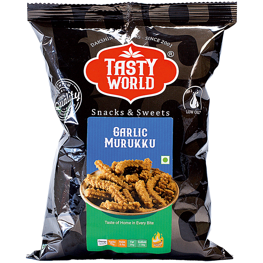 Tasty World Murukku - Garlic