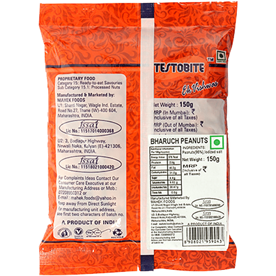 Testobite Bharuch Salted Peanuts With Skin