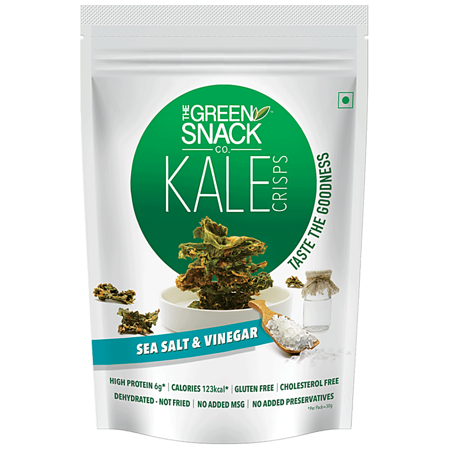 The Green Snack Co. Kale Crisps - Sea Salt & Vinegar