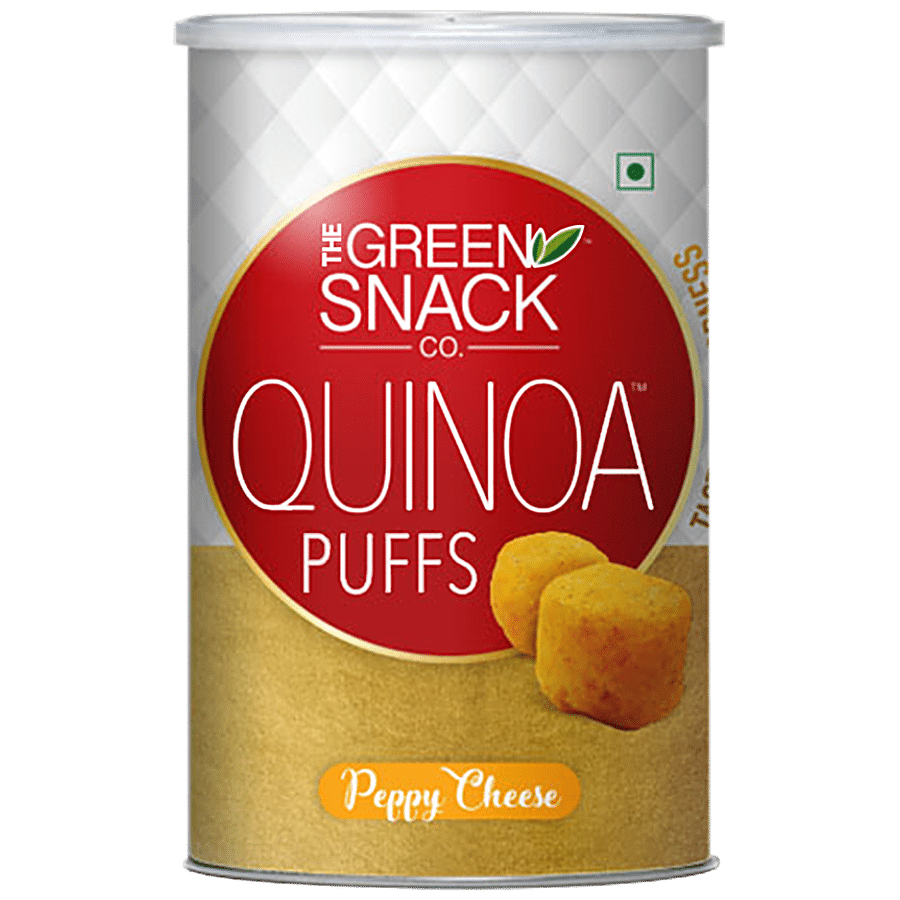 The Green Snack Co. Quinoa Puffs - Peppy Cheese