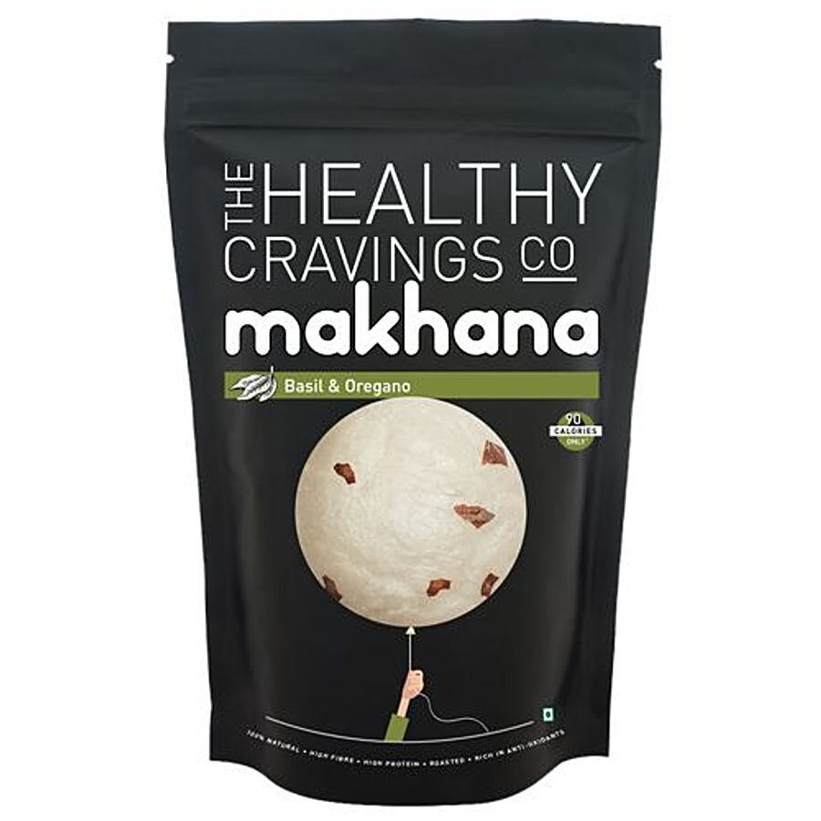 The Healthy Cravings Co. Makhana - Basil & Oregano