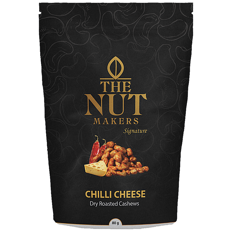 The Nut Makers Dry Roasted Cashews - Chilli Cheese