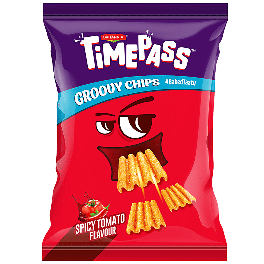 Time Pass Groovy Chips - Spicy Tomato