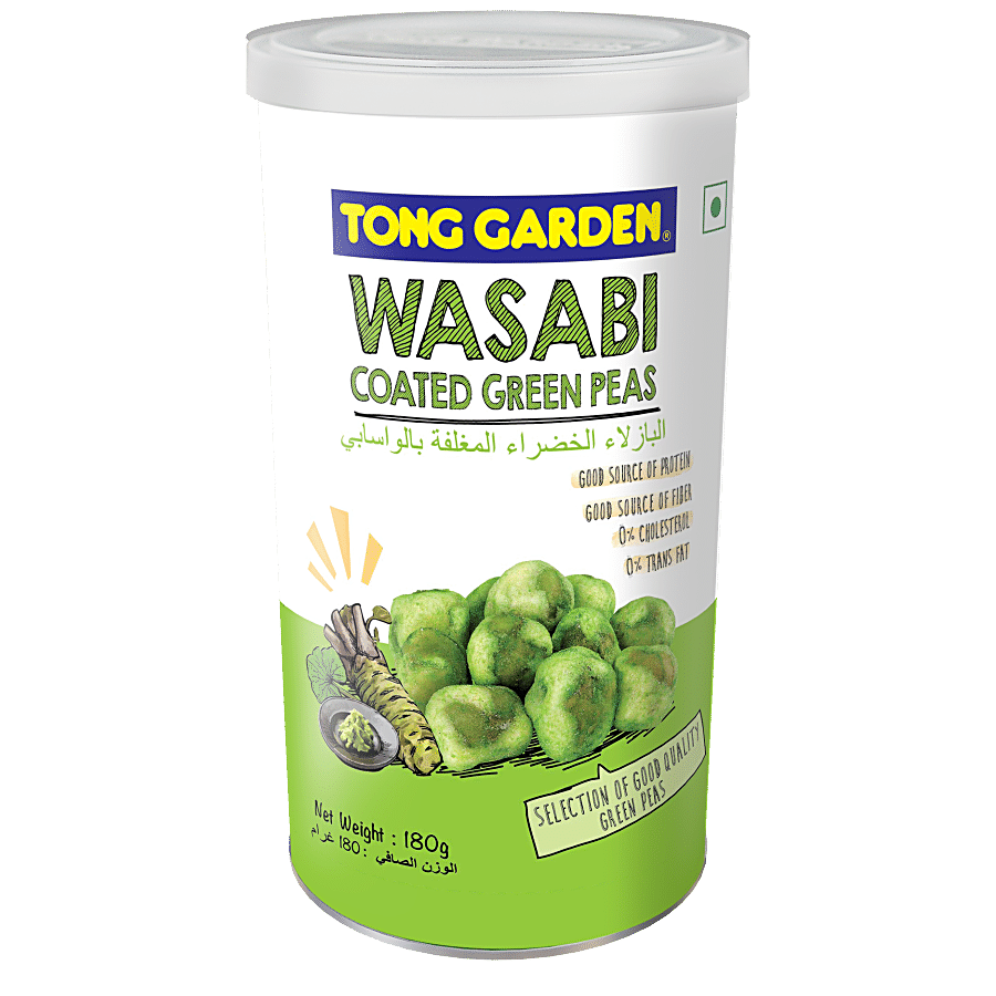 Tong Garden Wasabi Coated Green Peas  - Horseradish Flavour