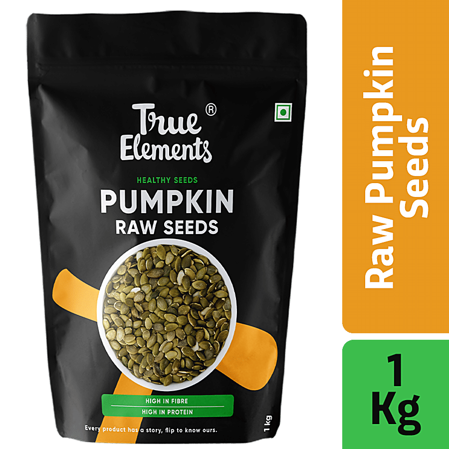 True Elements Raw Pumpkin Seeds - High Fibre & Protein