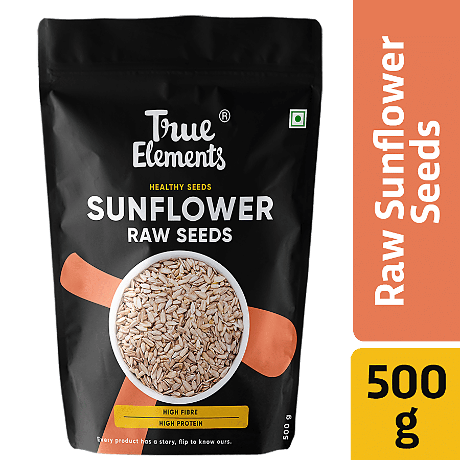 True Elements Raw Sunflower Seeds - Rich In Magnesium