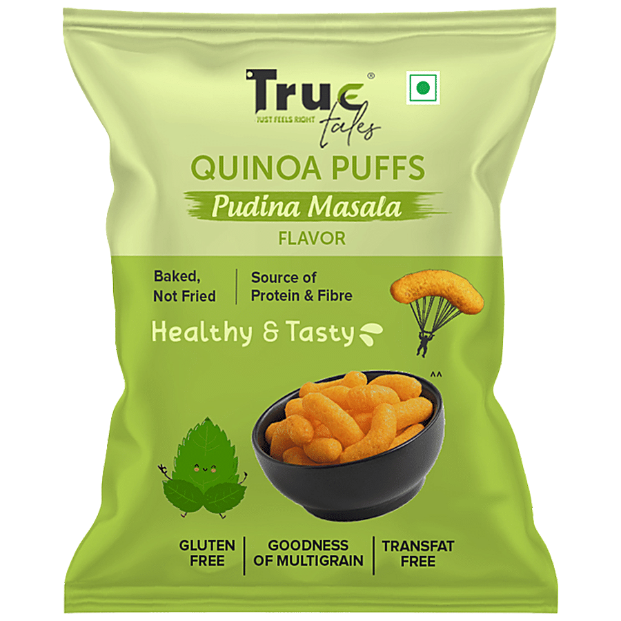 True Tales Quinoa Puffs - Pudina Masala Flavor