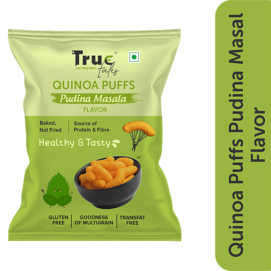 True Tales Quinoa Puffs - Pudina Masala Flavor