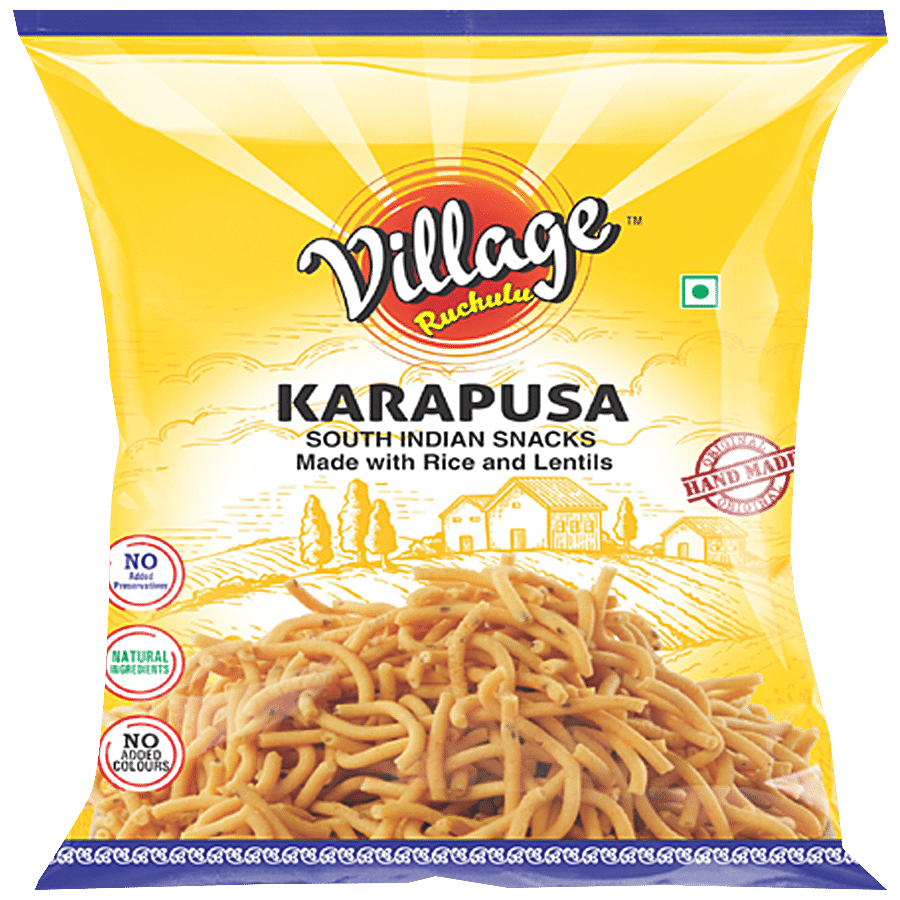 Village Ruchulu Karapusa - Made With Rice & Lentils