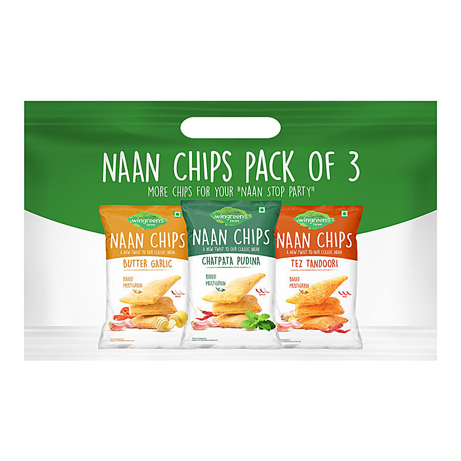 Wingreens Naan Chips - Butter Garlic