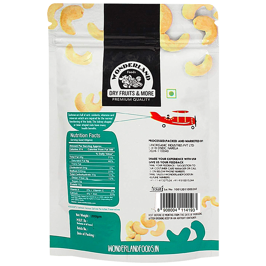 Wonderland Foods Roasted & Cashew - Salt & Pepper