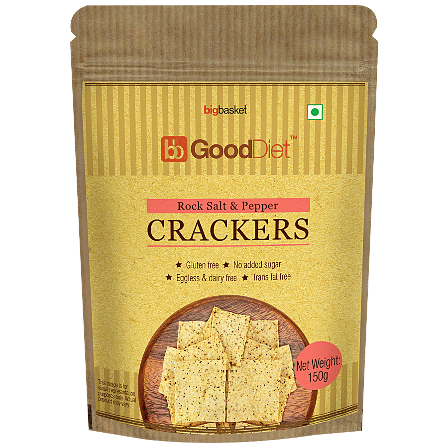 bb Gooddiet Crackers - Rock Salt & Pepper