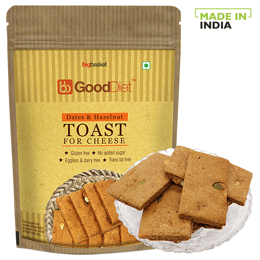 bb Gooddiet Toast for Cheese - Dates & Hazelnut