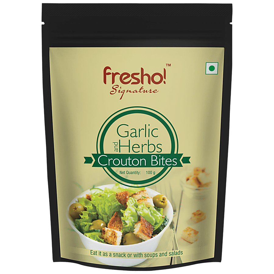 fresho! Signature Garlic & Herb Croutons Bites