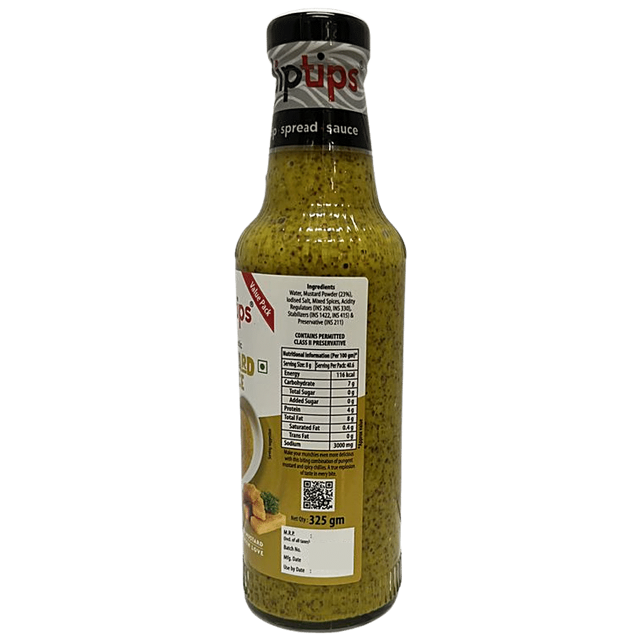 DipTips Authentic Mustard Sauce