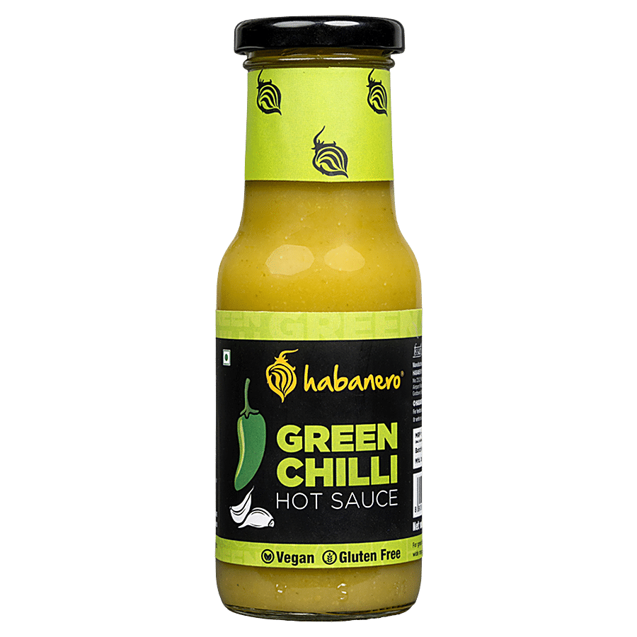 Habanero Green Chilli Hot Sauce - 100% Vegan