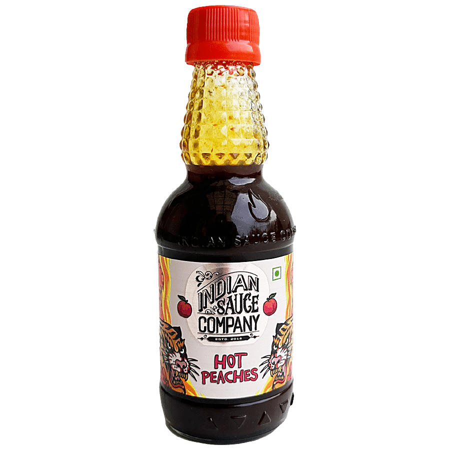 INDIAN SAUCE COMPANY Hot Peaches Sauce