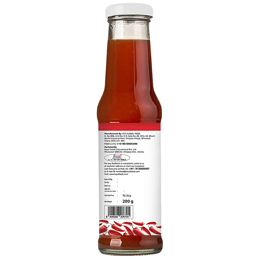 Keya Red Chilli Sauce - Tangy & Spicy