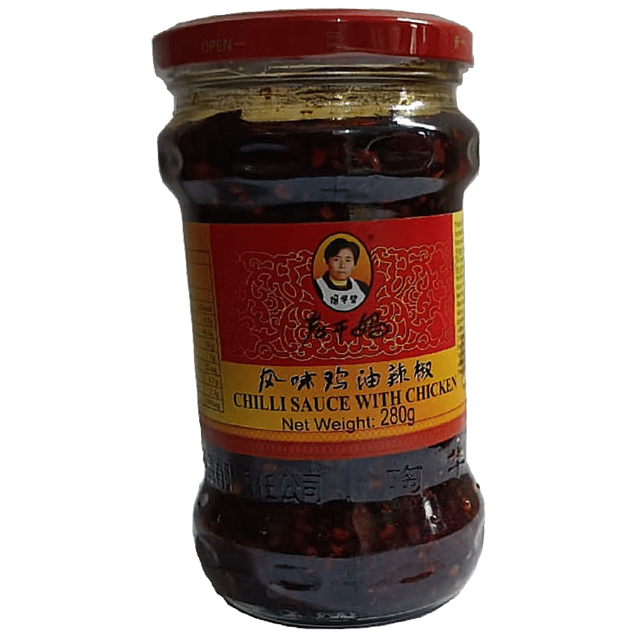 LAOGANMA Chilli Sauce/Pickle With Chicken Flavour - No Added Artificial Colours