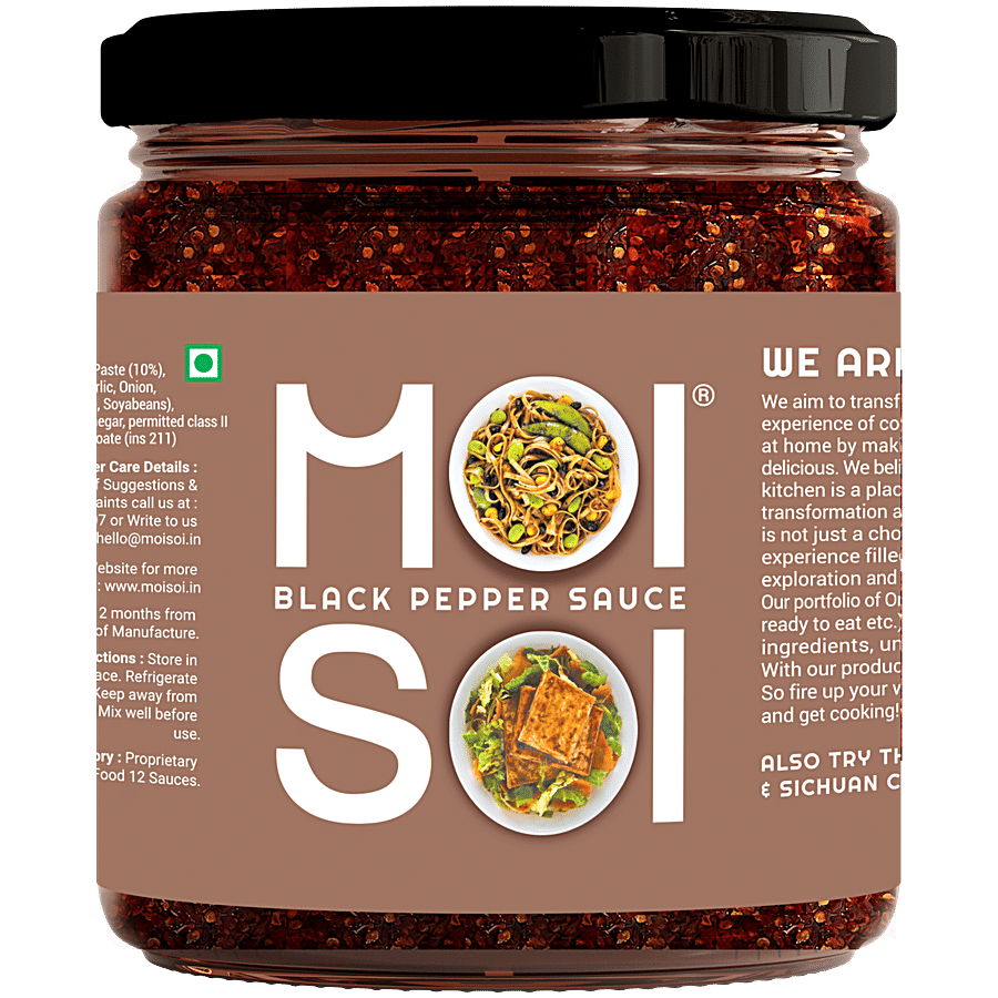 MOI SOI Black Pepper Sauce - Used As Spread