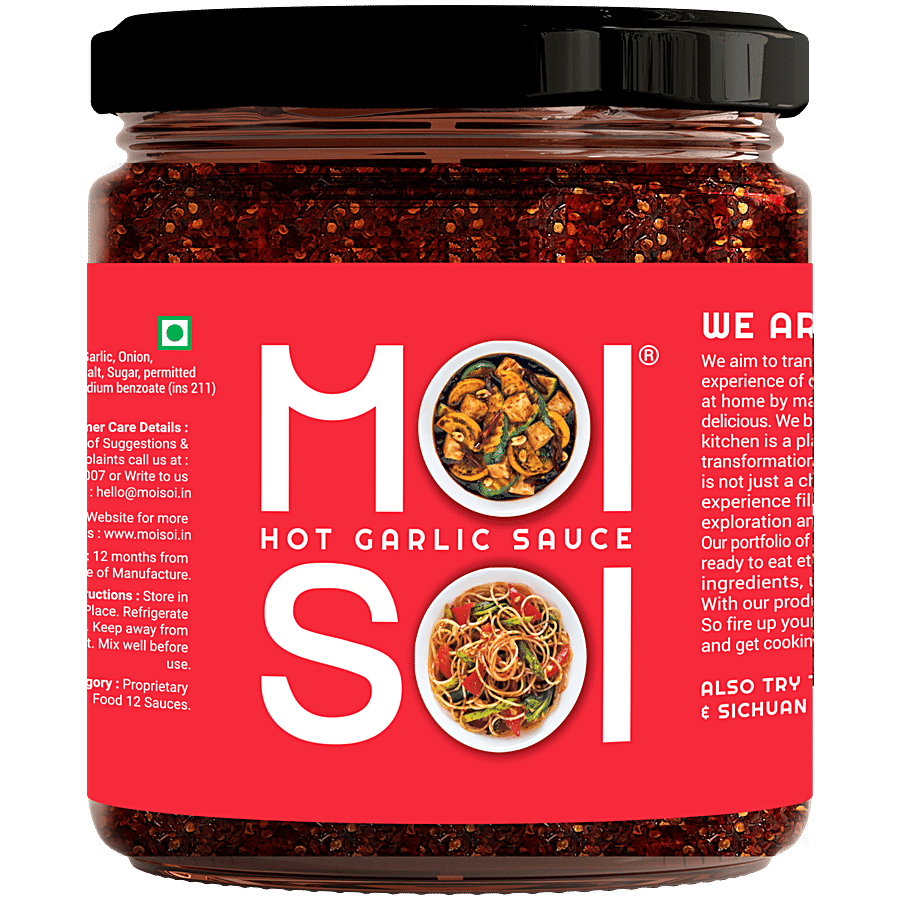 MOI SOI Hot Garlic Sauce - Used As Spread