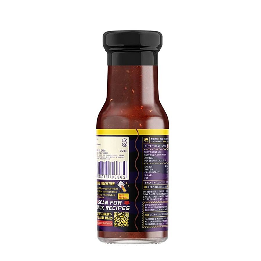 MasterChow Soy & Garlic Stir-Fry Non-Veg Asian Sauce - Adds Flavour To The Dishes