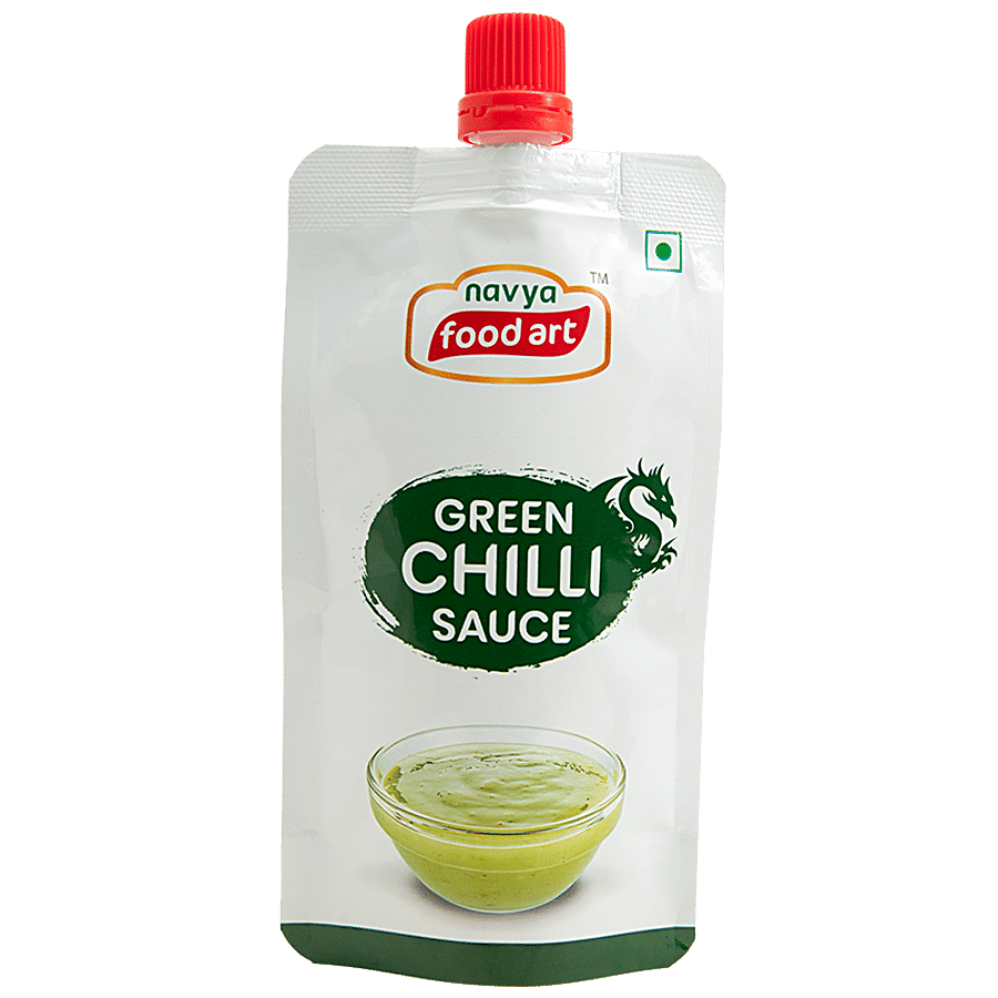 NAVYA FOOD ART Green Chilli Sauce