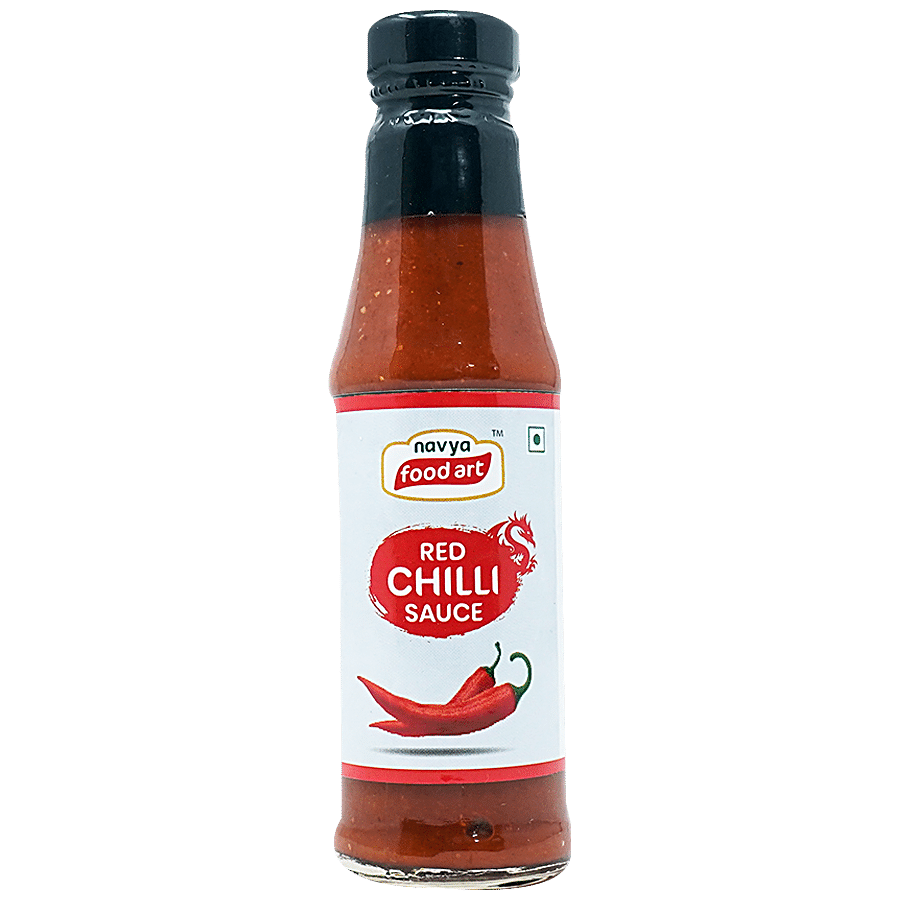 NAVYA FOOD ART Red Chilli Sauce - Enhances Taste