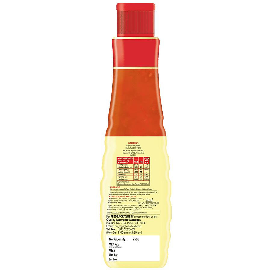 Weikfield Sweet Chilli Sauce -  Authentic Chinese Flavours