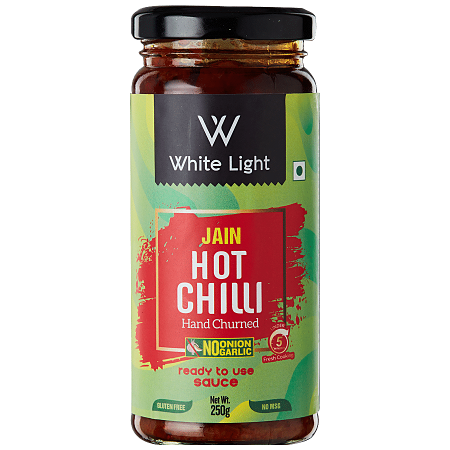 White Light  Jain Hot Chilli Sauce - No Onion & Garlic