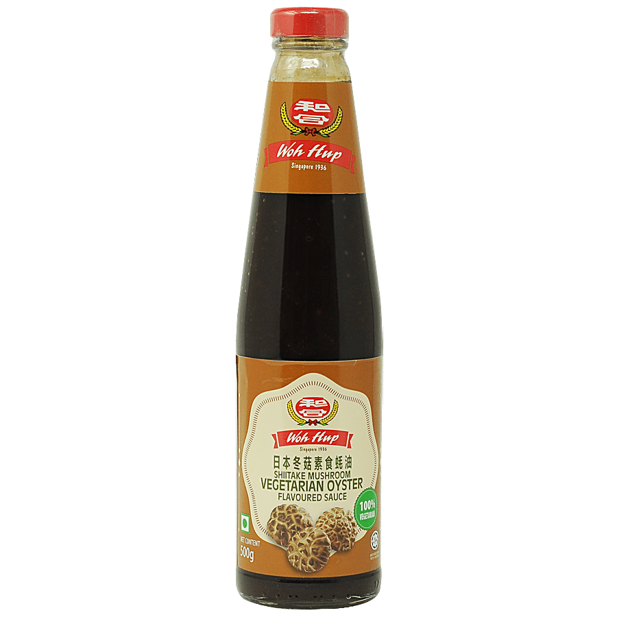 Woh Hup Shitake Mushroom Vegetarian Oyster Flavor Sauce