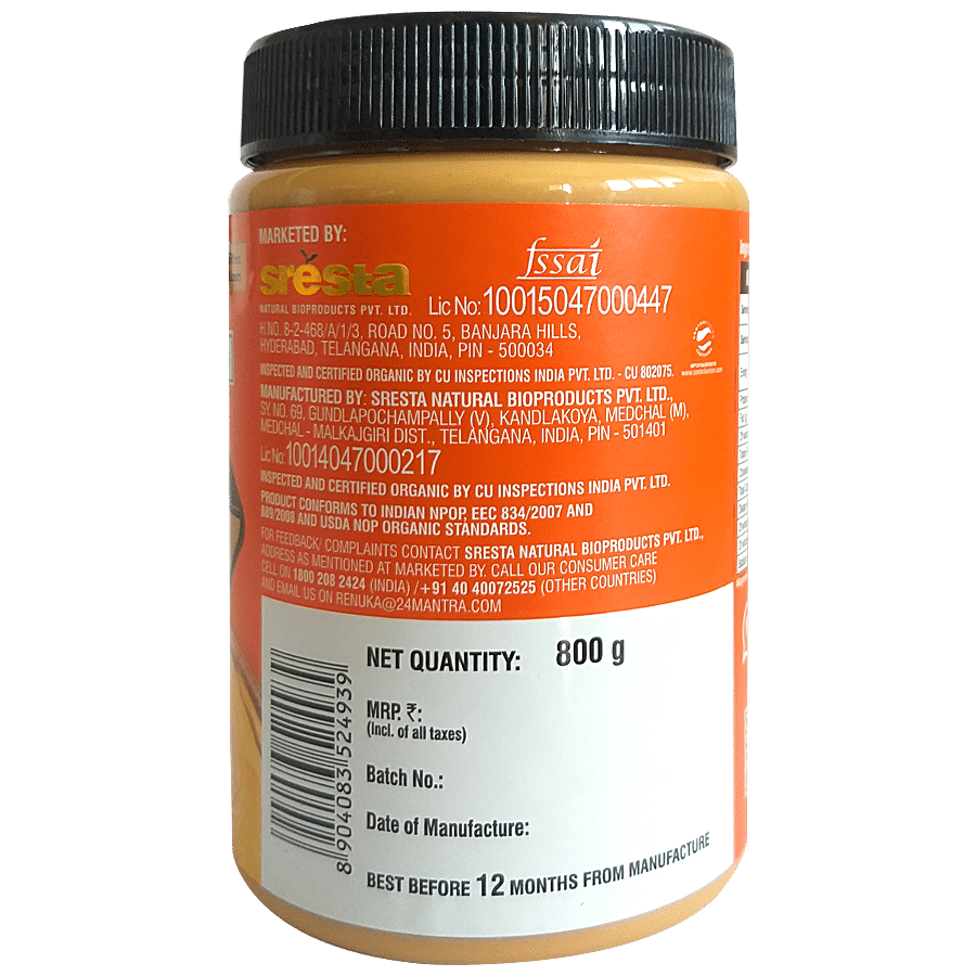 24 Mantra Organic Peanut Butter