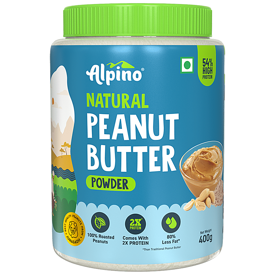 Alpino Natural Peanut Butter Powder - Unsweetened