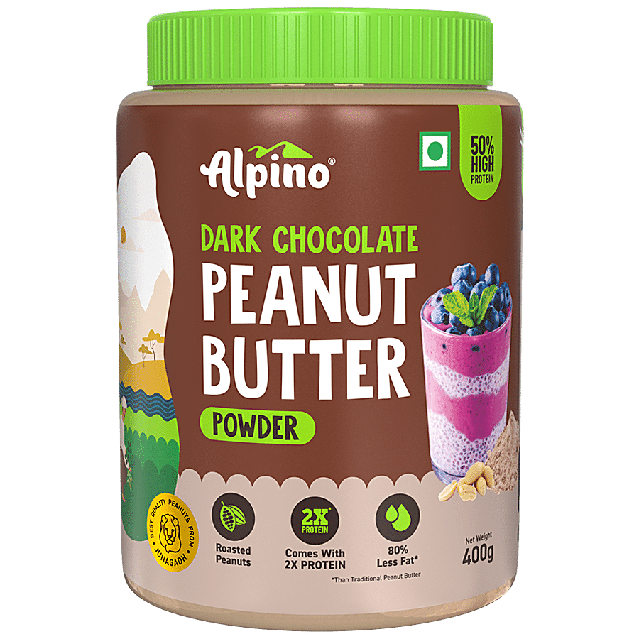 Alpino Peanut Butter Powder - Dark Chocolate