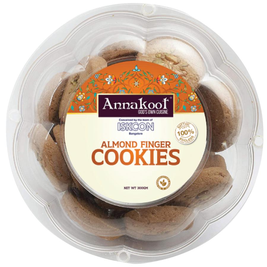 Annakoot Almond Finger Cookies - 100% Sattvic