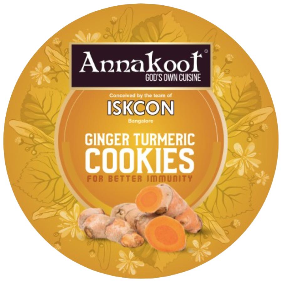 Annakoot Ginger Turmeric Cookies - 100% Sattvic