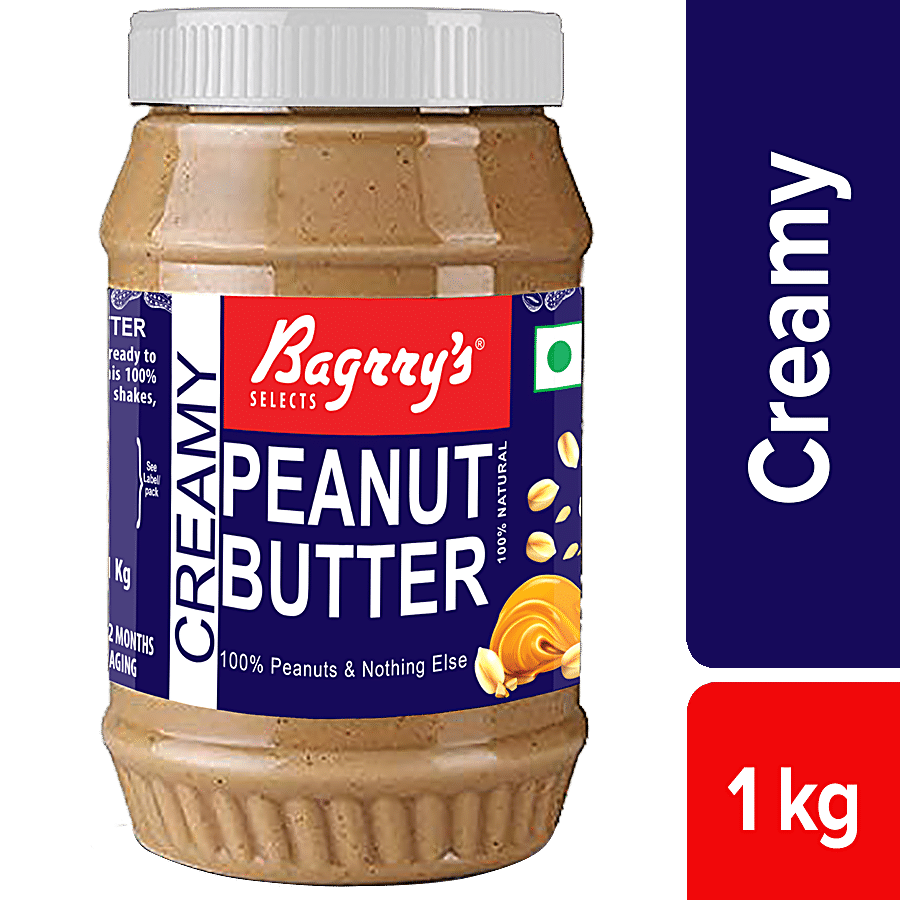 Bagrrys Natural Peanut Butter - Creamy