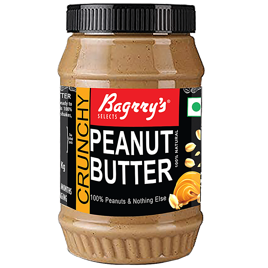 Bagrrys Natural Peanut Butter - Crunchy