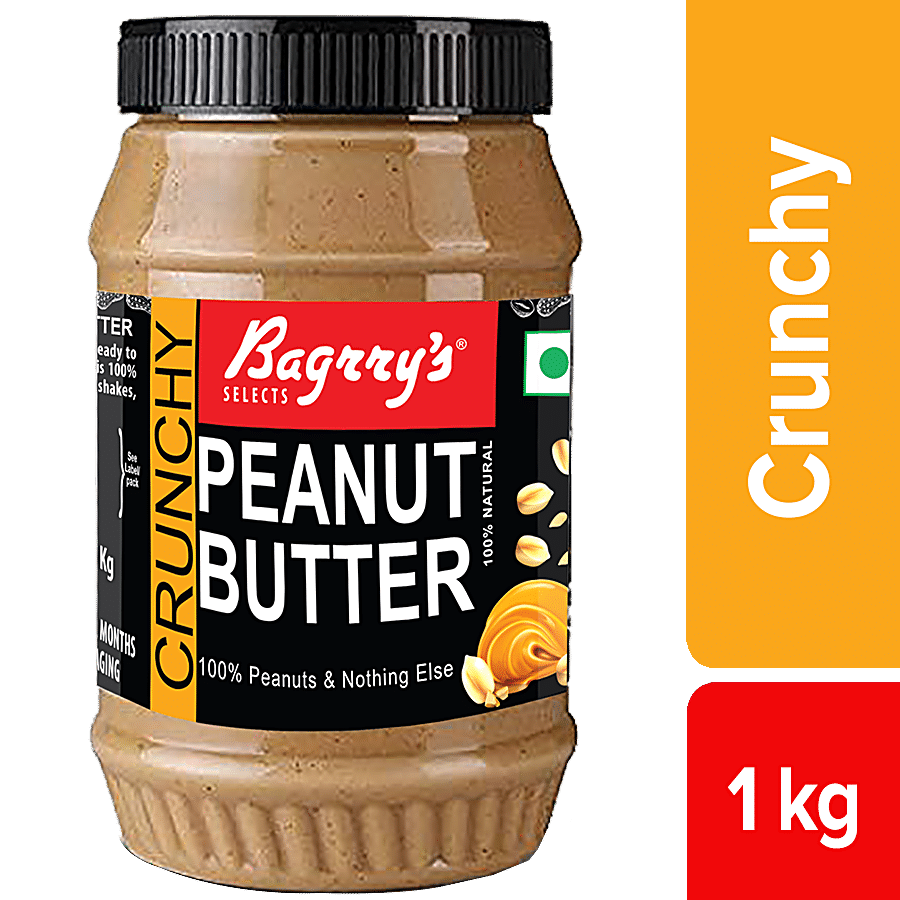 Bagrrys Natural Peanut Butter - Crunchy