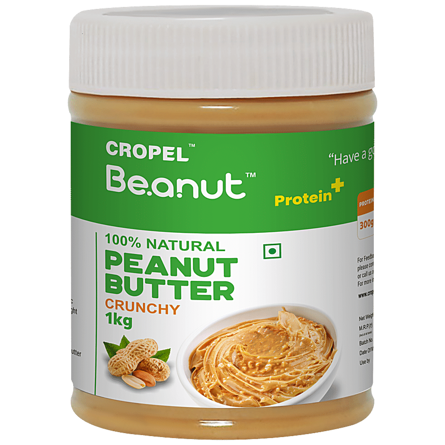 Beanut 100% Natural Peanut Butter - Crunchy