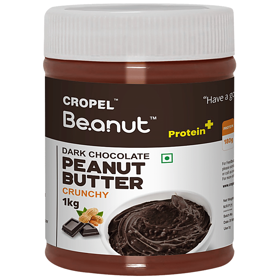 Beanut Dark Chocolate Peanut Butter - Crunchy