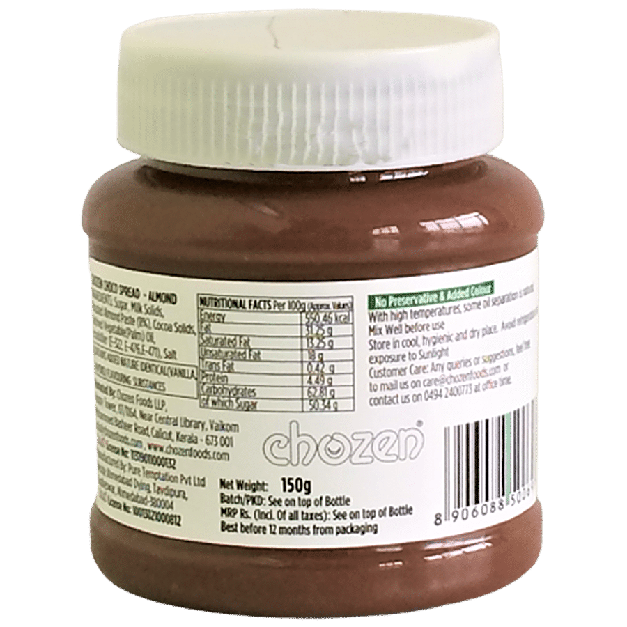 CHOZEN Choco Spread With Almond - Premium