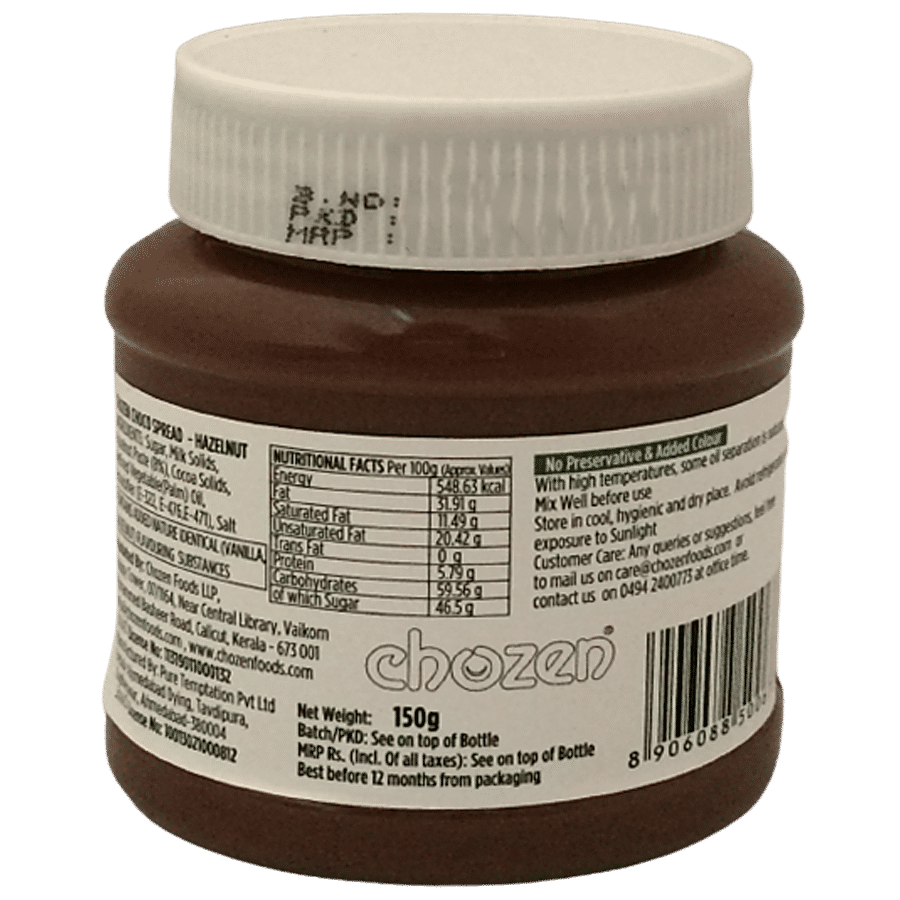 CHOZEN Premium Choco Spread - Hazelnut