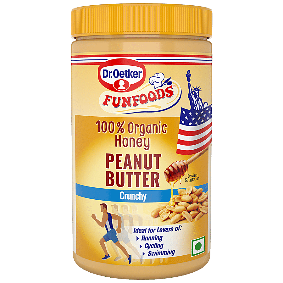 Dr. Oetker Funfoods - 100% Organic Honey Peanut Butter