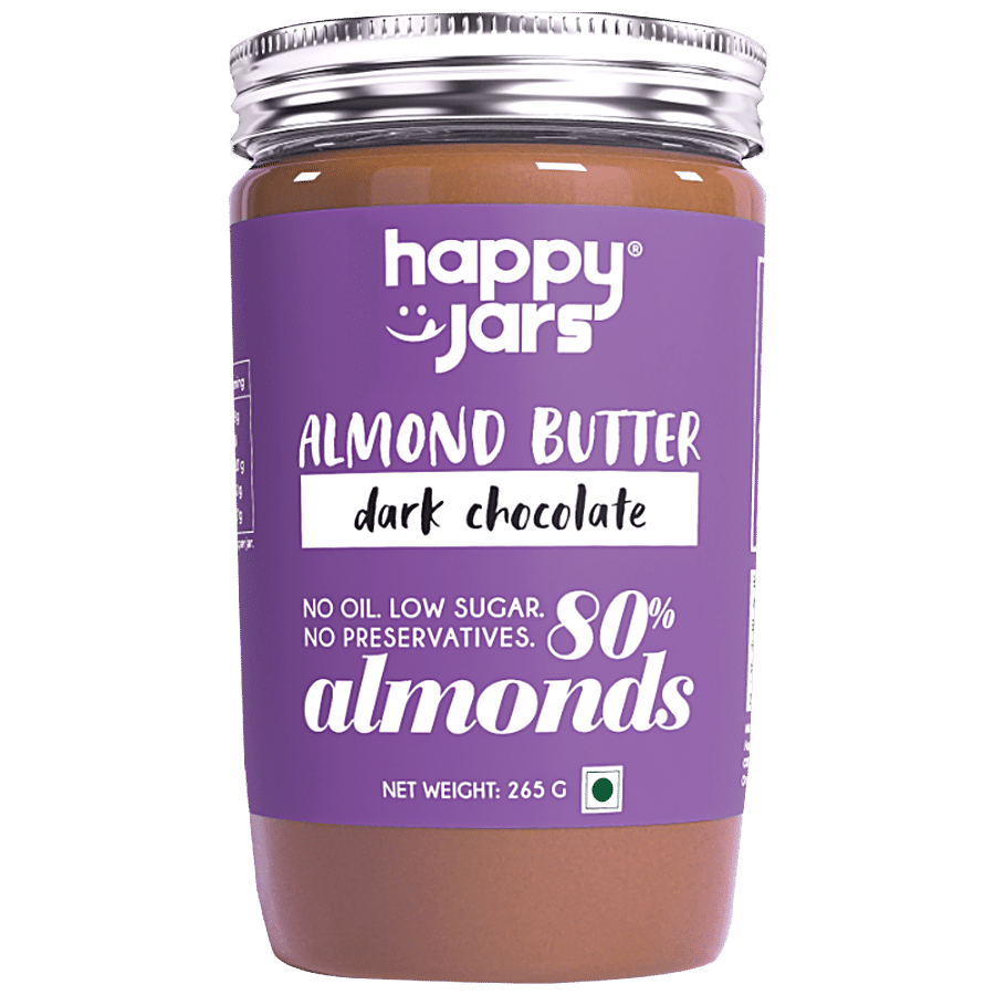 Happy Jars Almond Butter - Dark Chocolate